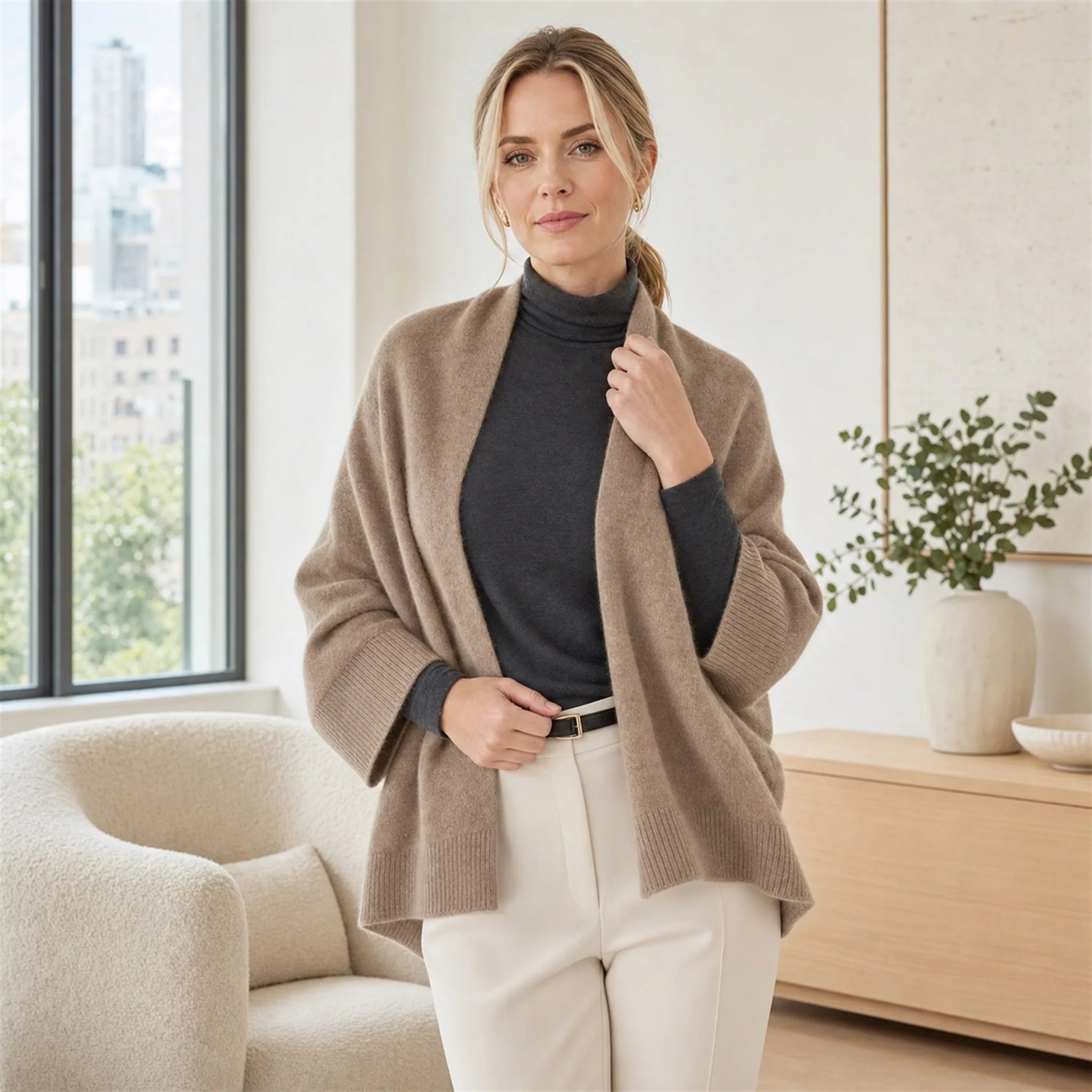 Audingull 100% Cashmere Lightweight Shawl Wrap for Women
