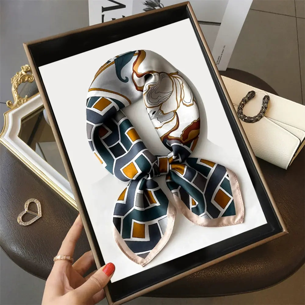 Women's Fashion Audingull 100% Silk Scarf Soft and Smooth