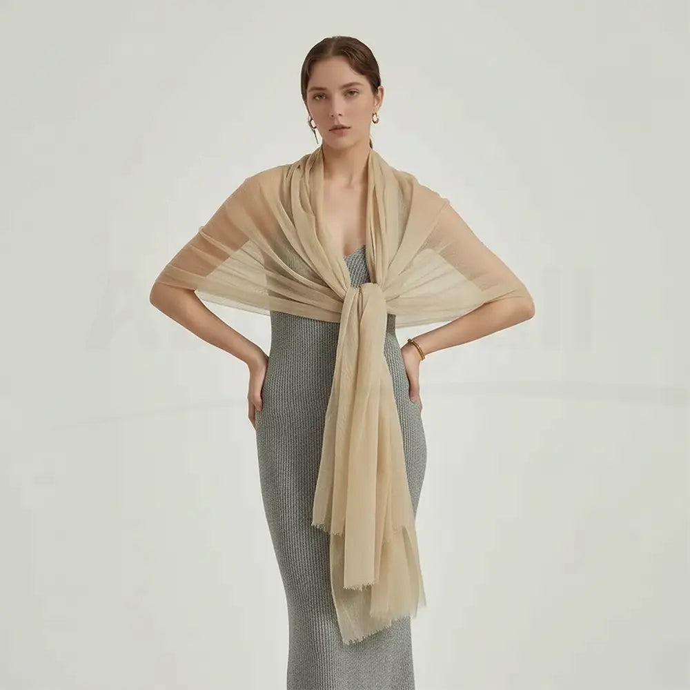 Audingull Soft Pure Cashmere Cloudweight Scarf Wrap