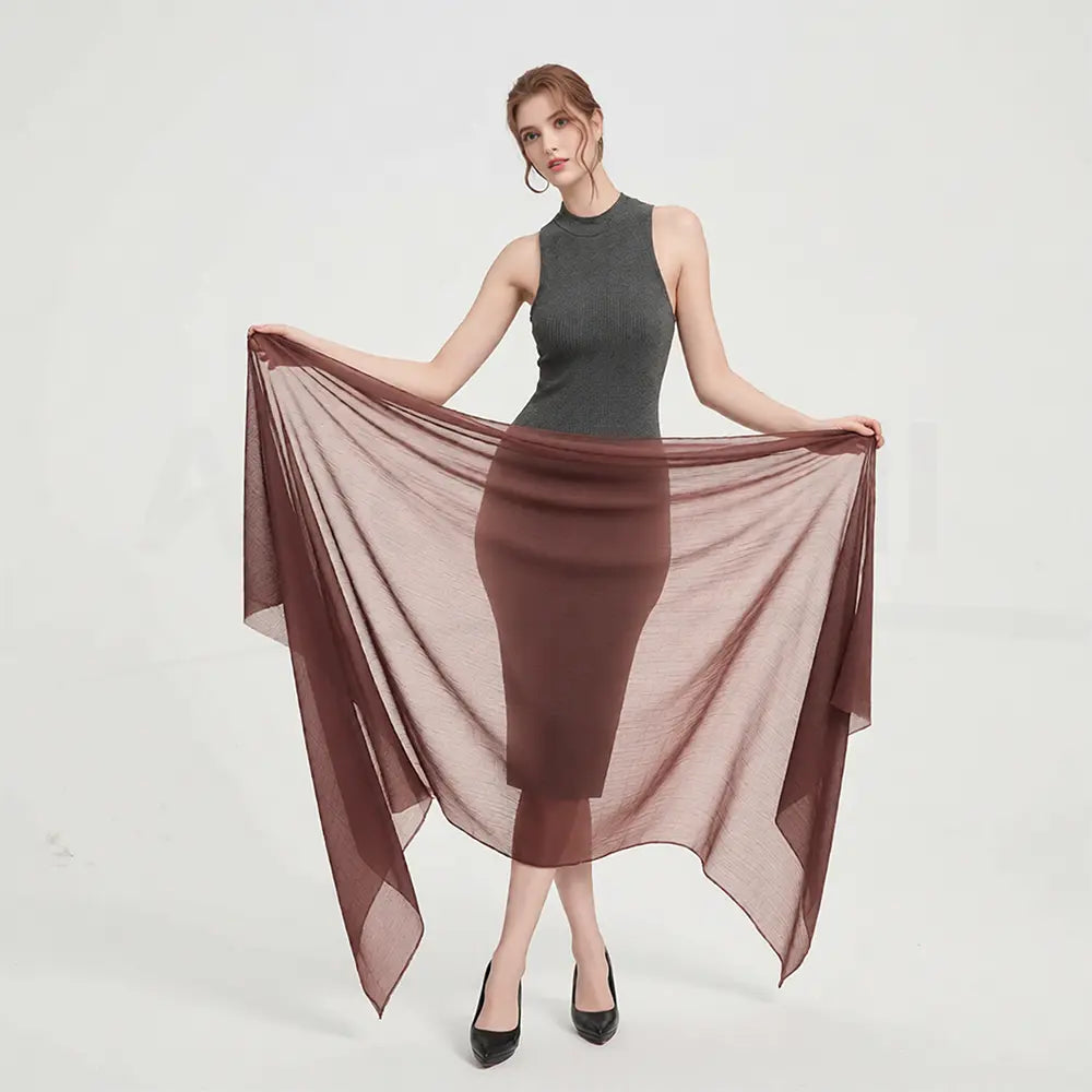 Audingull Soft Pure Cashmere Cloudweight Scarf Wrap