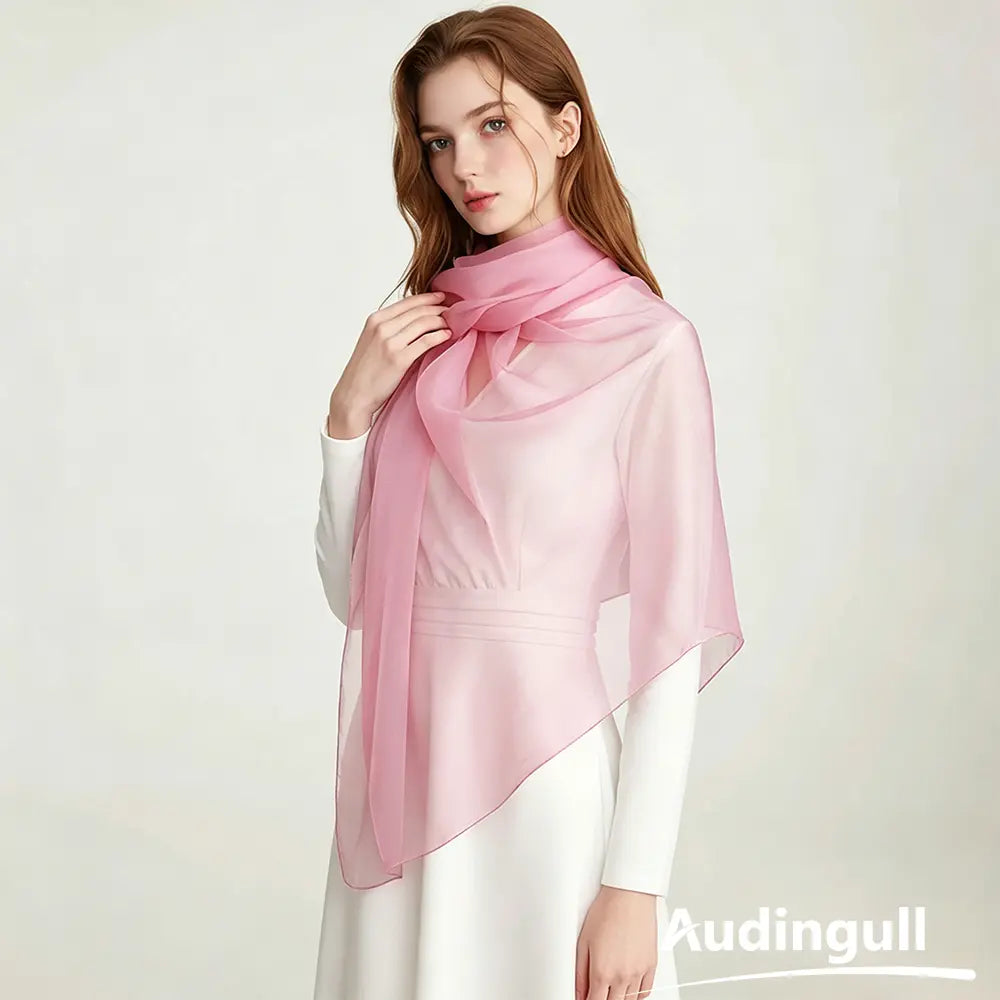 Audingull Lightweight 100% Mulberry Silk Scarf & Wrap