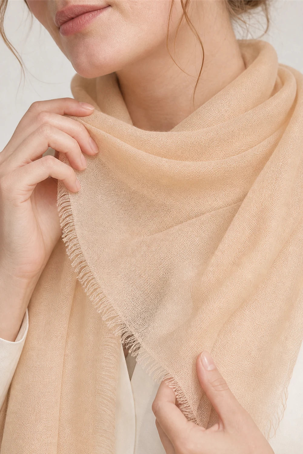 Audingull 100% Cashmere Lightweight Wrap Scarf for Women