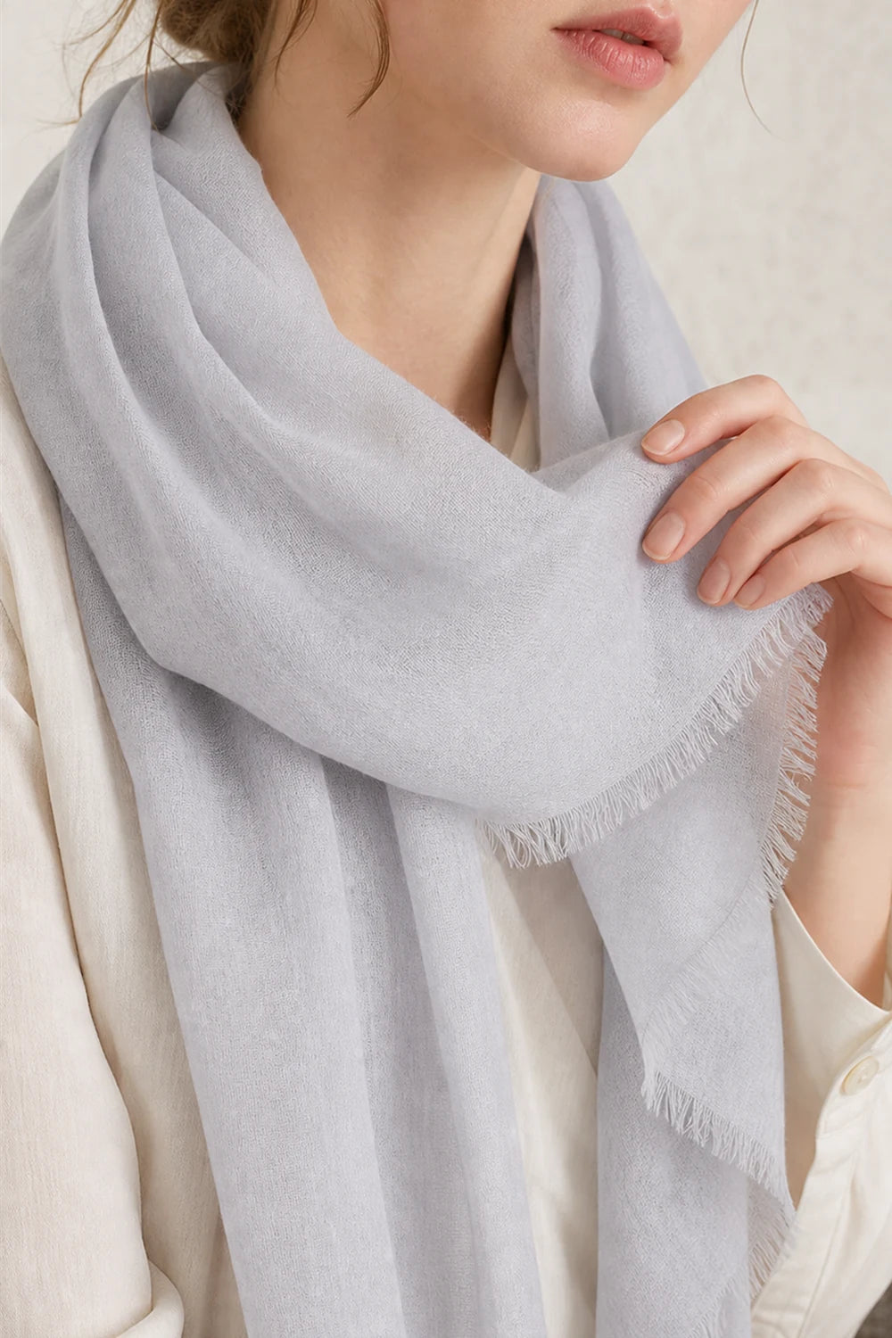 Audingull 100% Cashmere Lightweight Wrap Scarf for Women