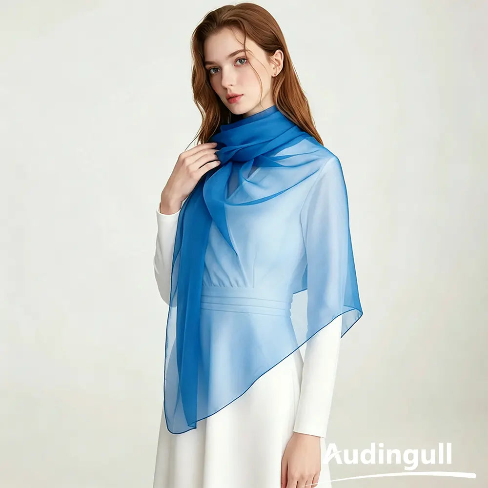 Audingull Lightweight 100% Mulberry Silk Scarf & Wrap