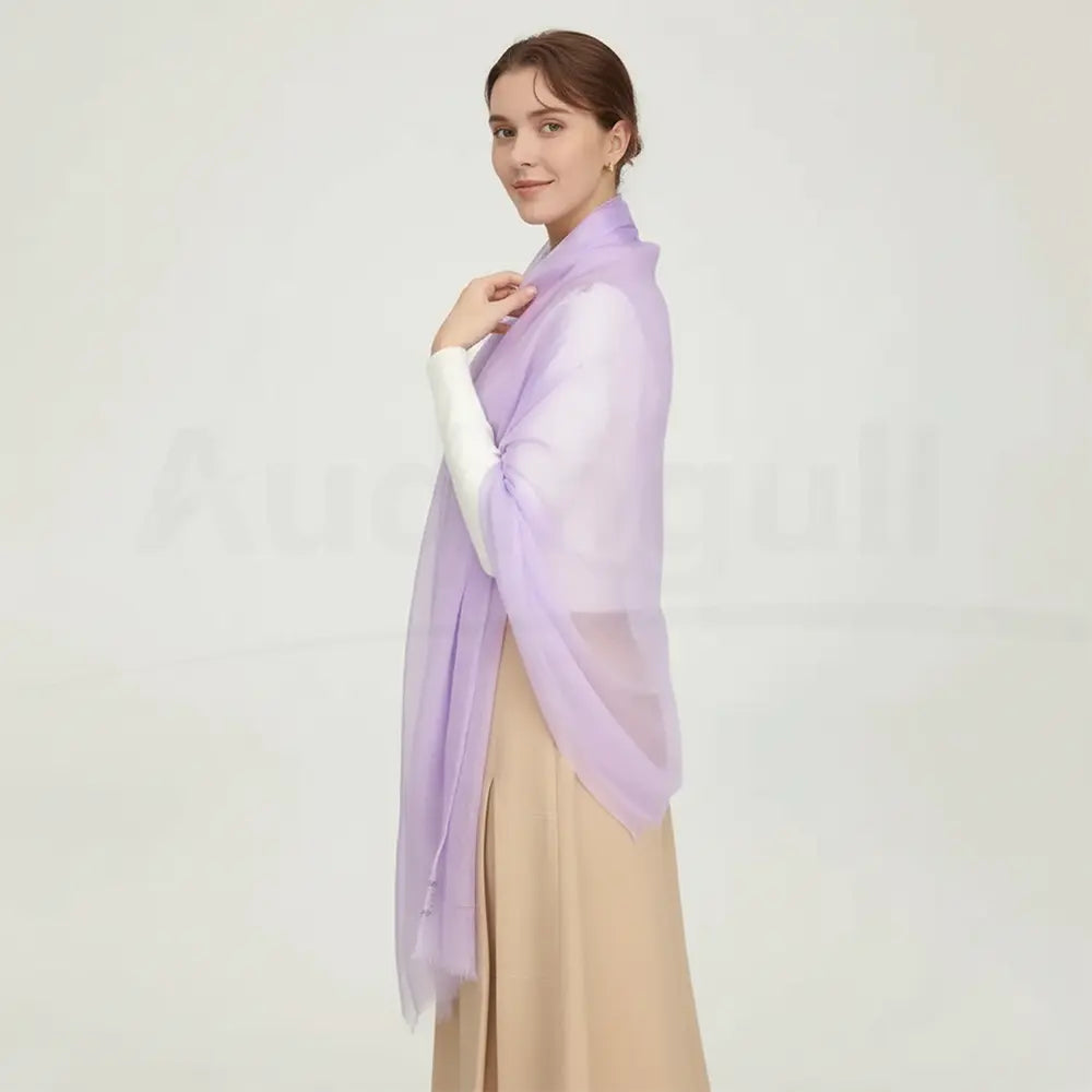 Audingull Soft Pure Cashmere Cloudweight Scarf Wrap