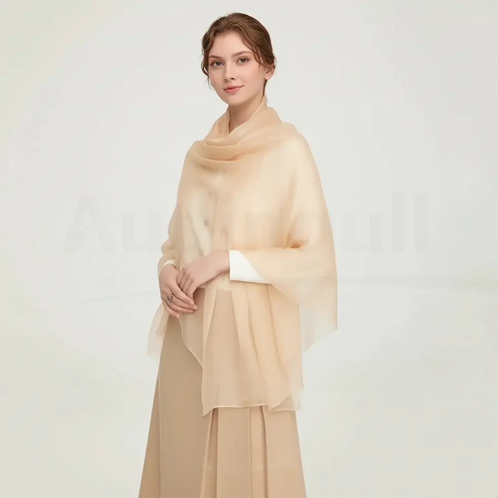 Audingull Soft Pure Cashmere Cloudweight Scarf Wrap