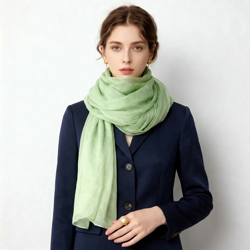 Audingull Soft 100% Cashmere Cloud-Light Scarf Wrap
