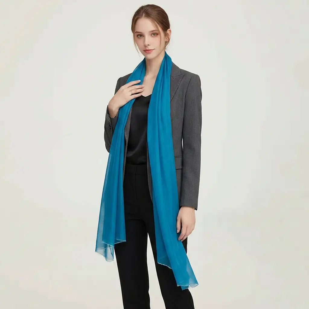 Audingull Soft 100% Cashmere Cloud-Light Scarf Wrap