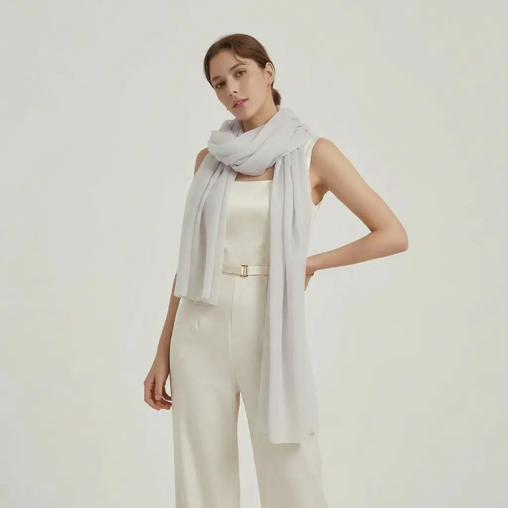 Audingull Soft 100% Cashmere Cloud-Light Scarf Wrap