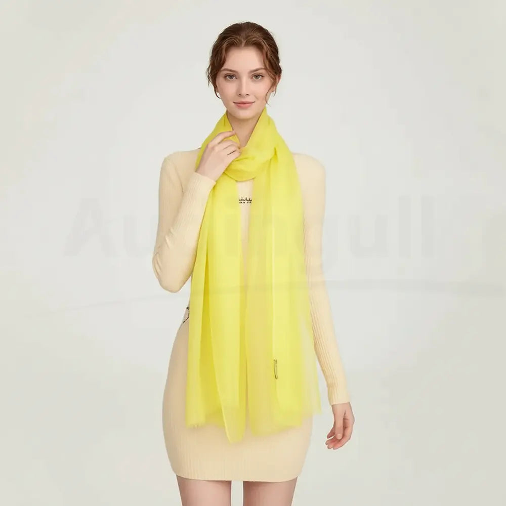 Audingull Soft Pure Cashmere Cloudweight Scarf Wrap