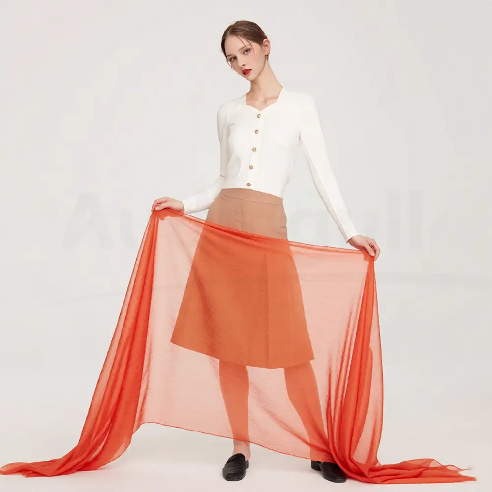 Audingull Soft Pure Cashmere Cloudweight Scarf Wrap