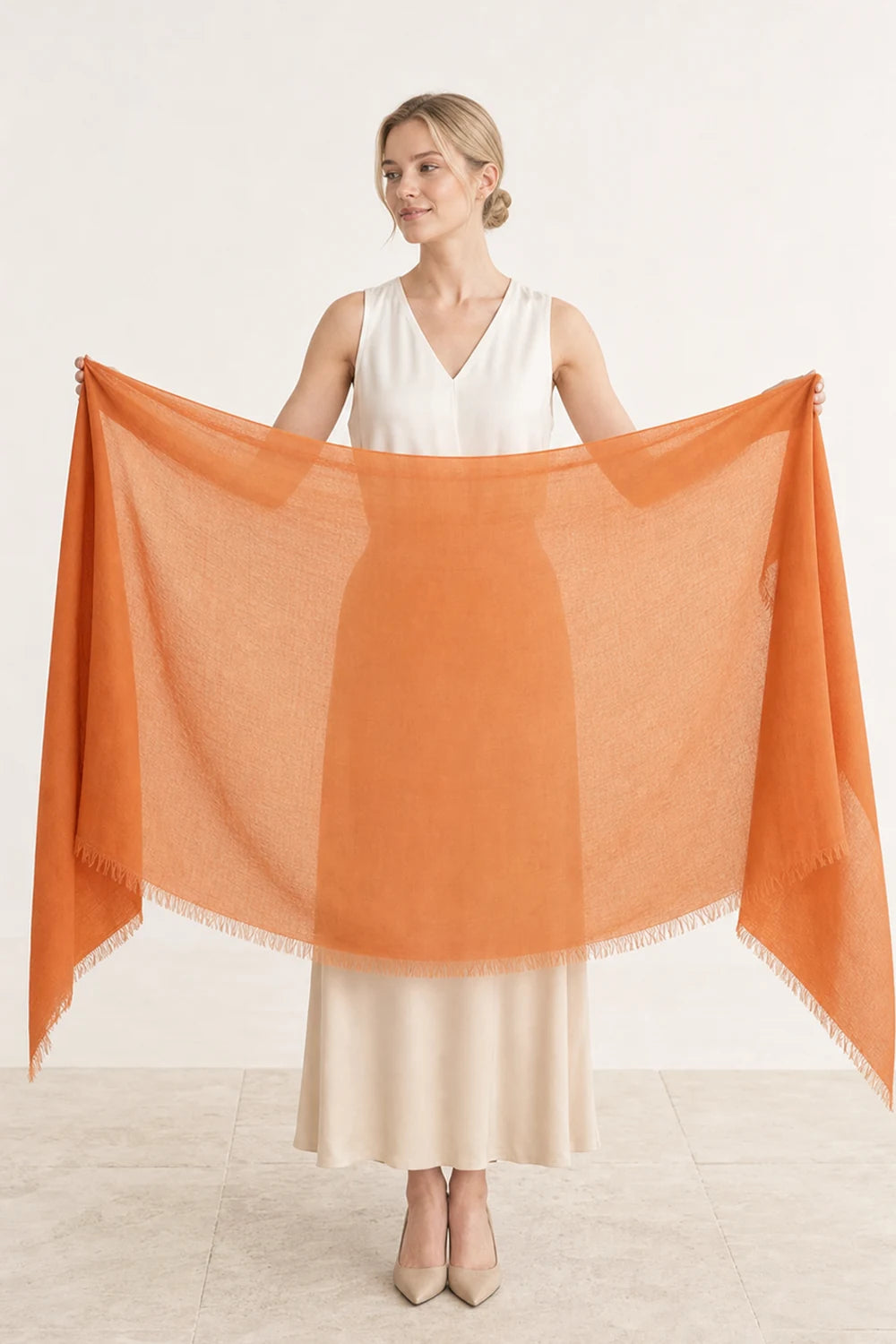 Audingull 100% Cashmere Lightweight Wrap Scarf for Women