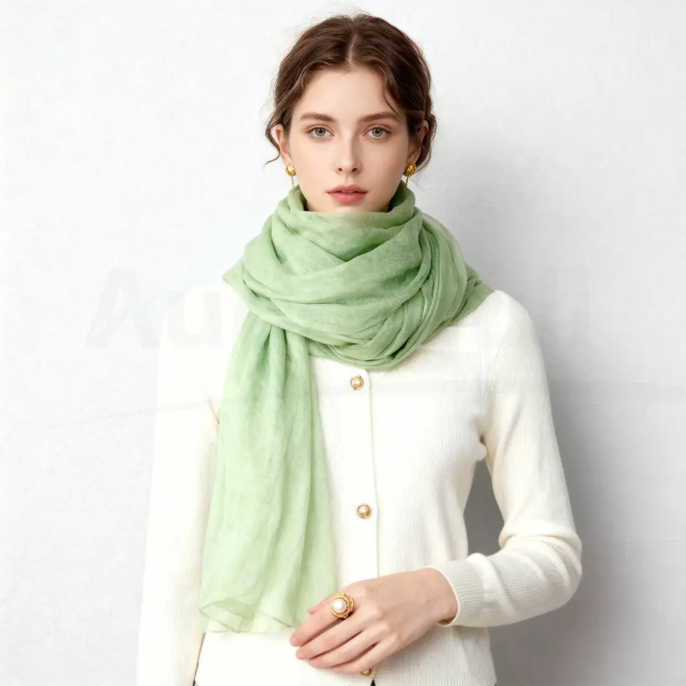 Audingull Soft Pure Cashmere Cloudweight Scarf Wrap