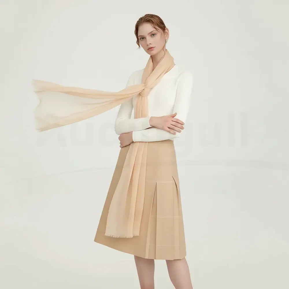 Audingull Soft Pure Cashmere Cloudweight Scarf Wrap