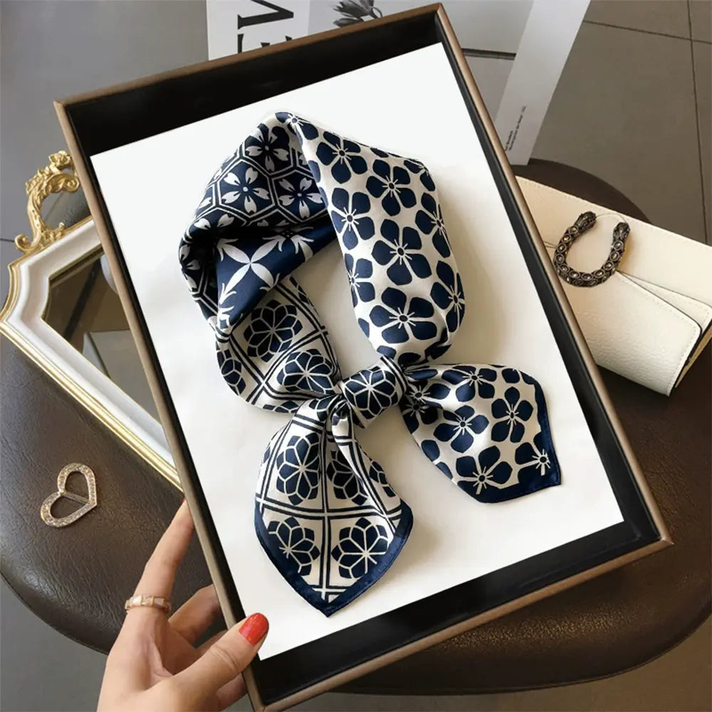 Audingull 100% Mulberry Silk Scarf for Women
