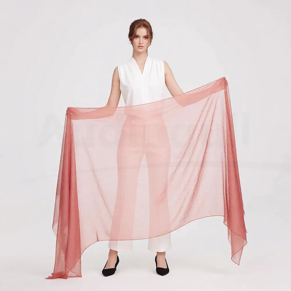 Audingull Soft Pure Cashmere Cloudweight Scarf Wrap