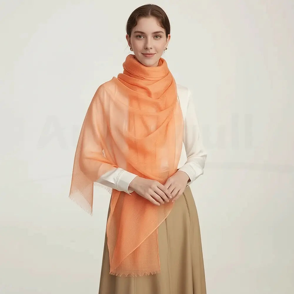 Audingull Soft Pure Cashmere Cloudweight Scarf Wrap