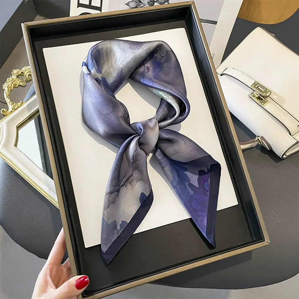 Audingull Women's 100% Silk Scarf Soft Natural Silk Fabric