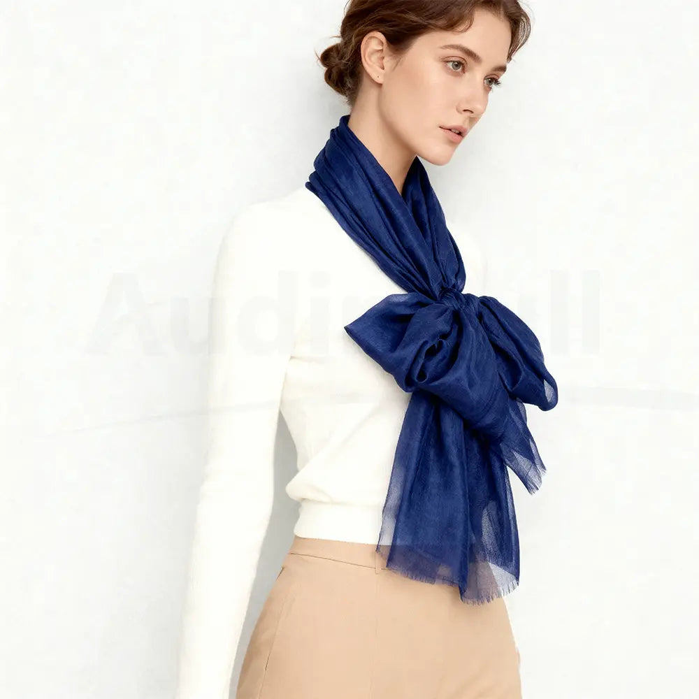 Audingull Soft Pure Cashmere Cloudweight Scarf Wrap