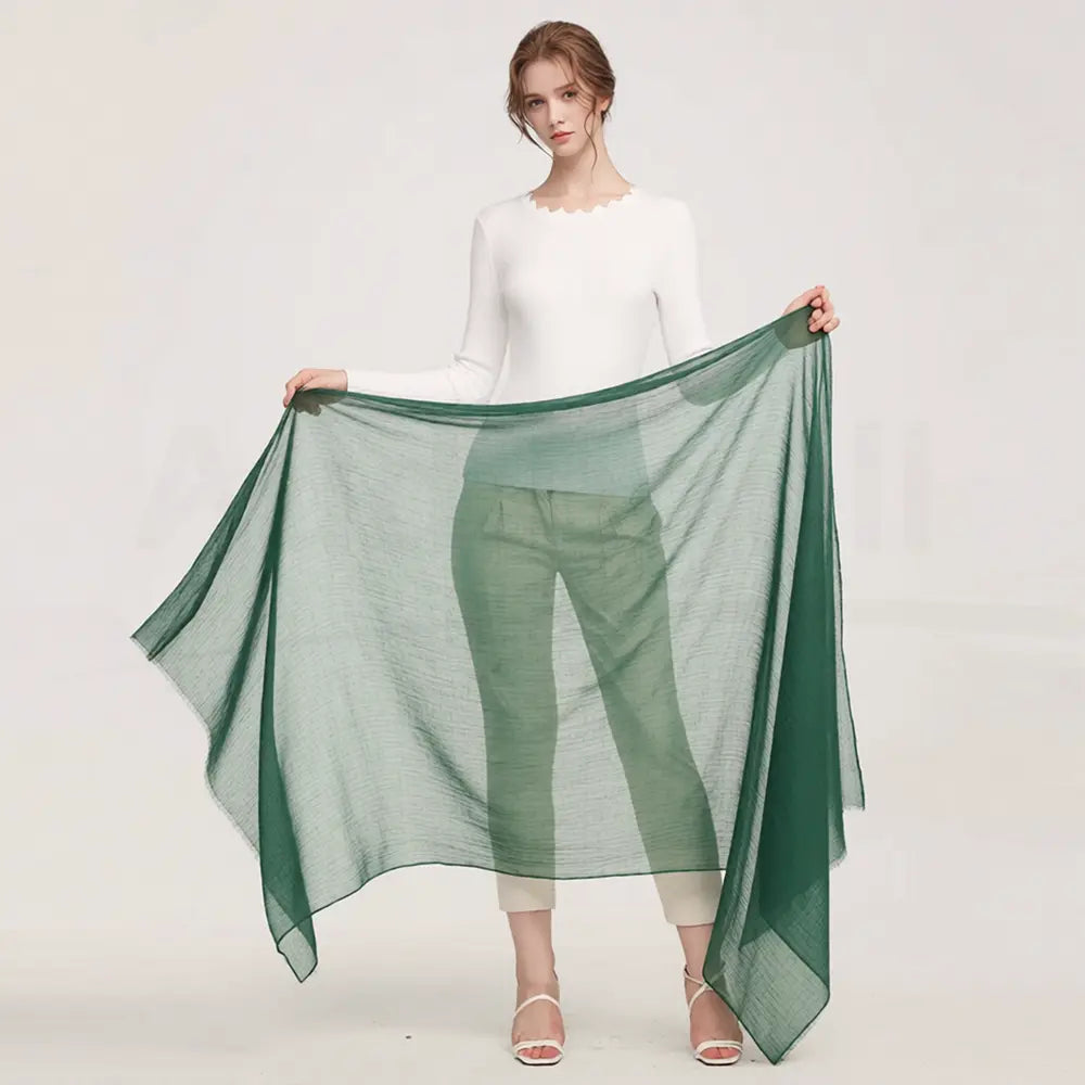 Audingull Soft 100% Cashmere Cloud-Light Scarf Wrap