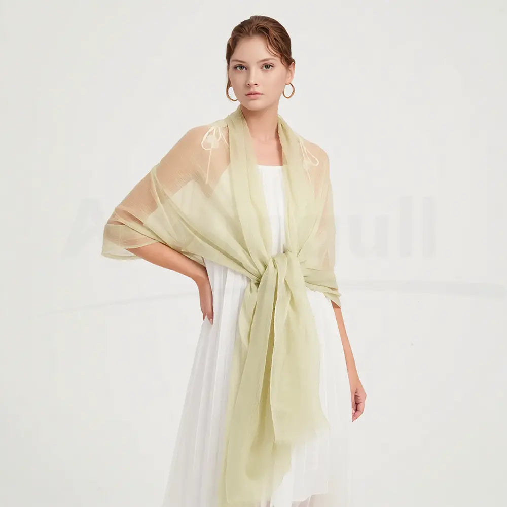 Audingull Soft Pure Cashmere Cloudweight Scarf Wrap