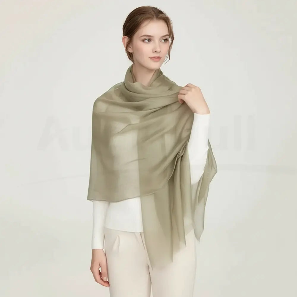 Audingull Soft 100% Cashmere Cloud-Light Scarf Wrap
