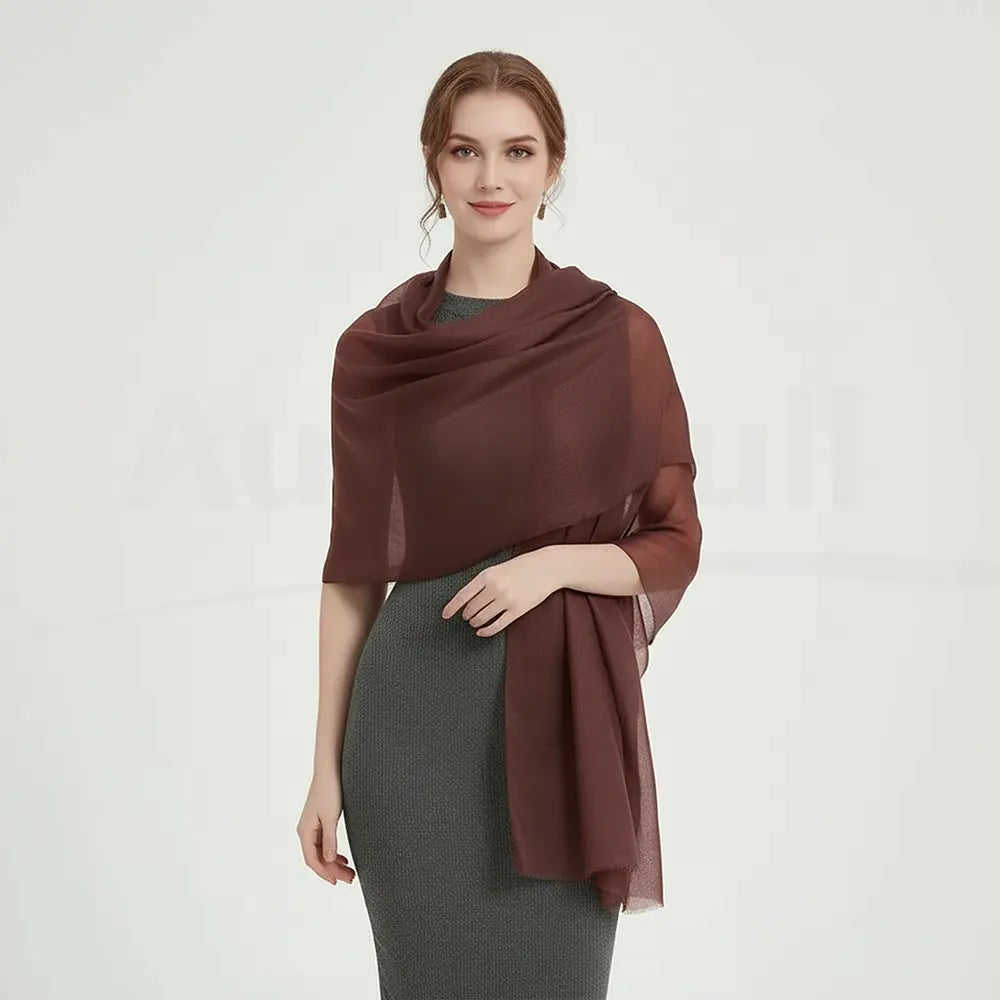 Audingull Soft Pure Cashmere Cloudweight Scarf Wrap
