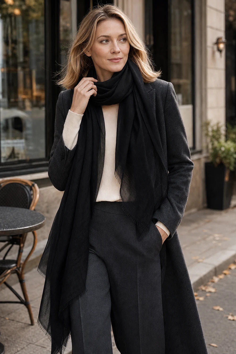 Audingull 100% Cashmere Lightweight Wrap Scarf for Women