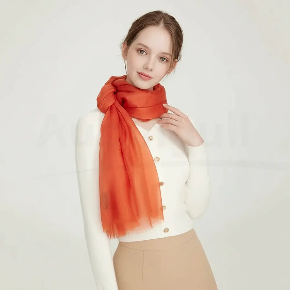 Audingull Soft Pure Cashmere Cloudweight Scarf Wrap