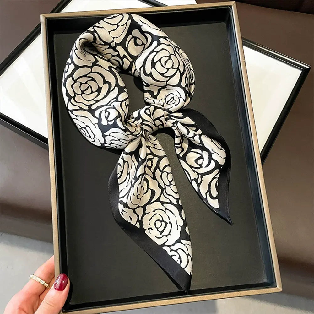 Audingull Fashion Accessory 100% Silk Scarf for Women