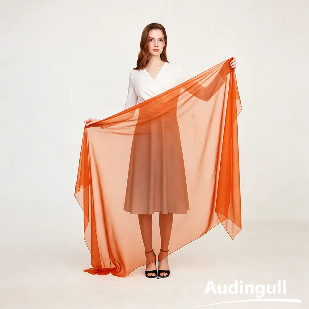 Audingull Lightweight 100% Mulberry Silk Scarf & Wrap