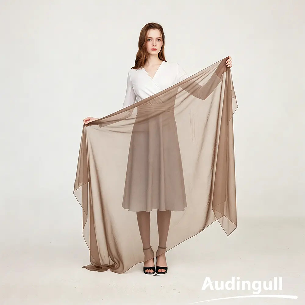 Audingull Lightweight 100% Mulberry Silk Scarf & Wrap