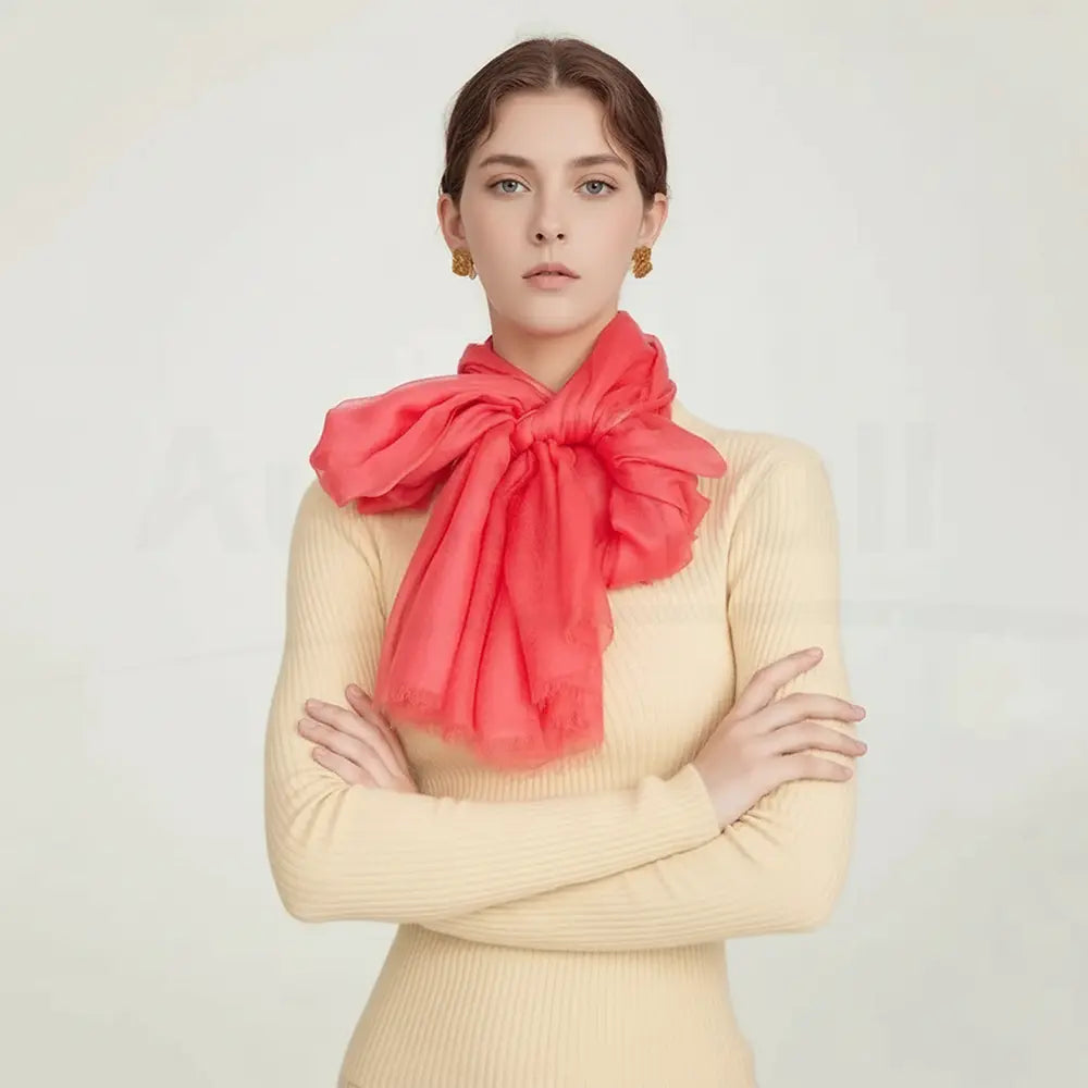 Audingull Soft Pure Cashmere Cloudweight Scarf Wrap