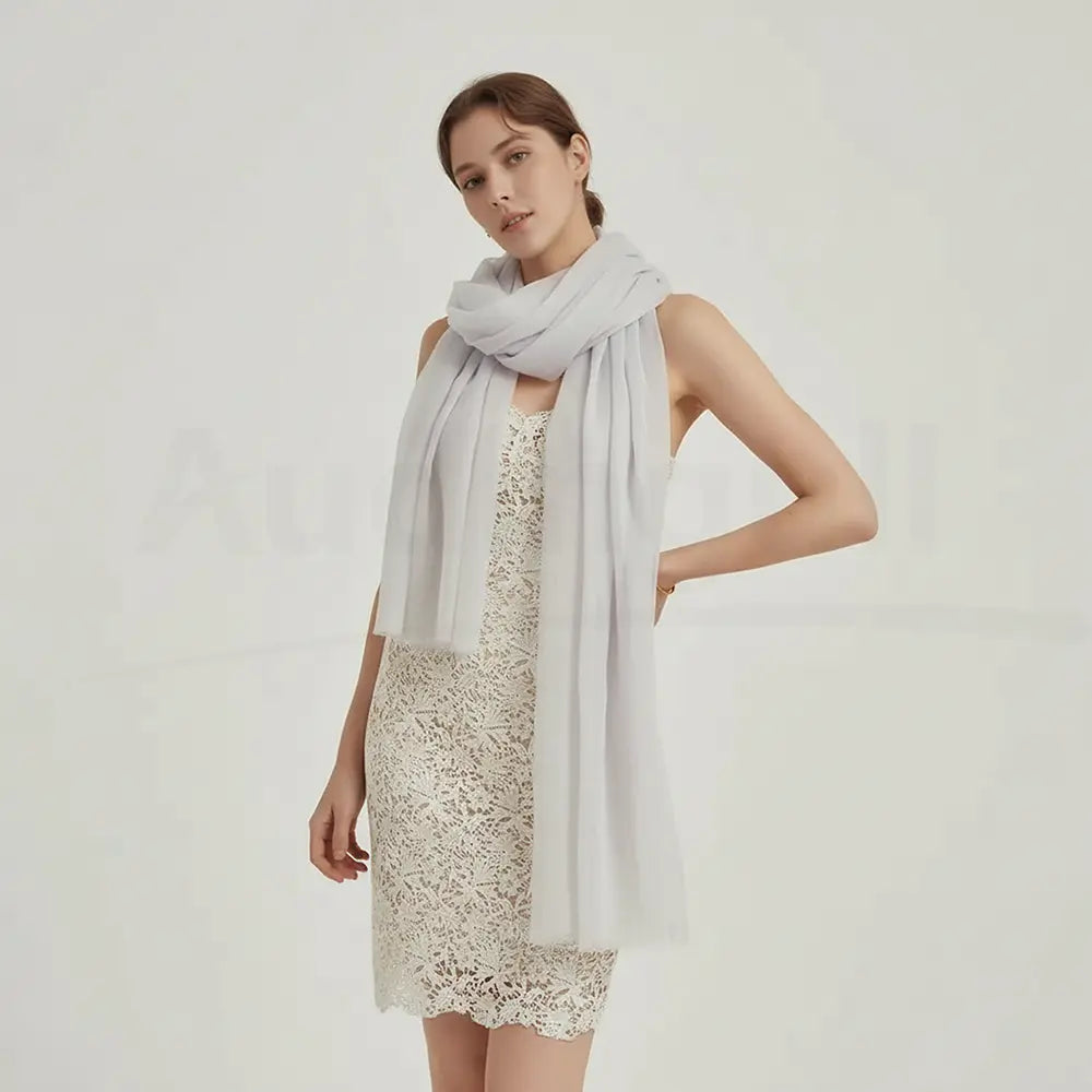 Audingull Soft Pure Cashmere Cloudweight Scarf Wrap