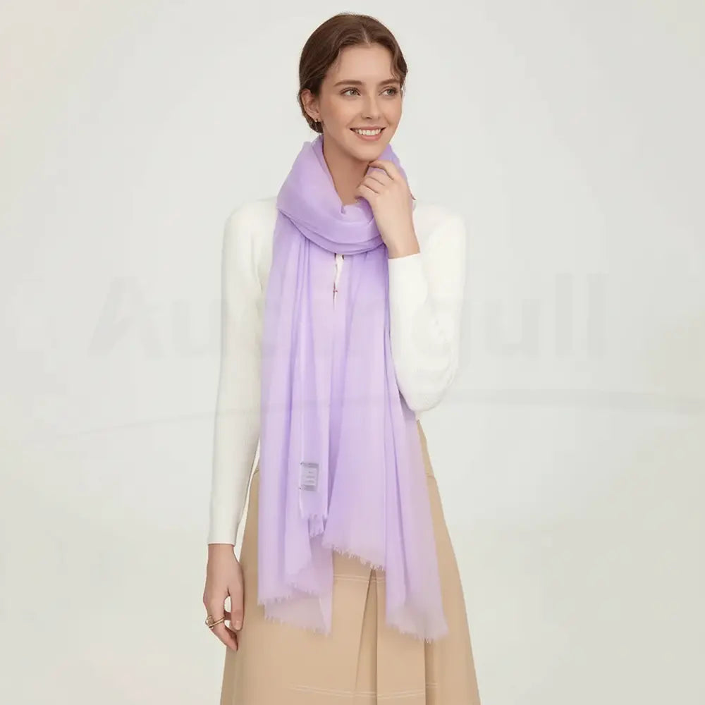 Audingull Soft Pure Cashmere Cloudweight Scarf Wrap