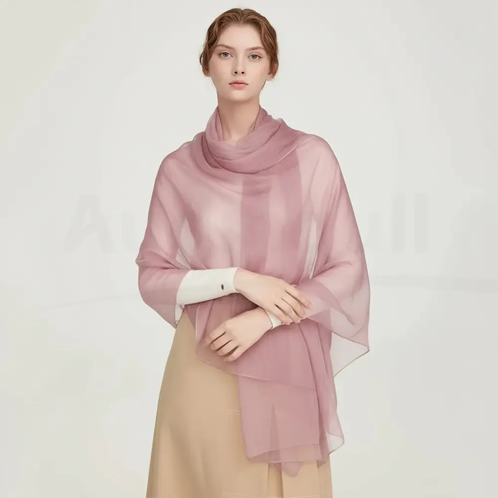 Audingull Soft Pure Cashmere Cloudweight Scarf Wrap