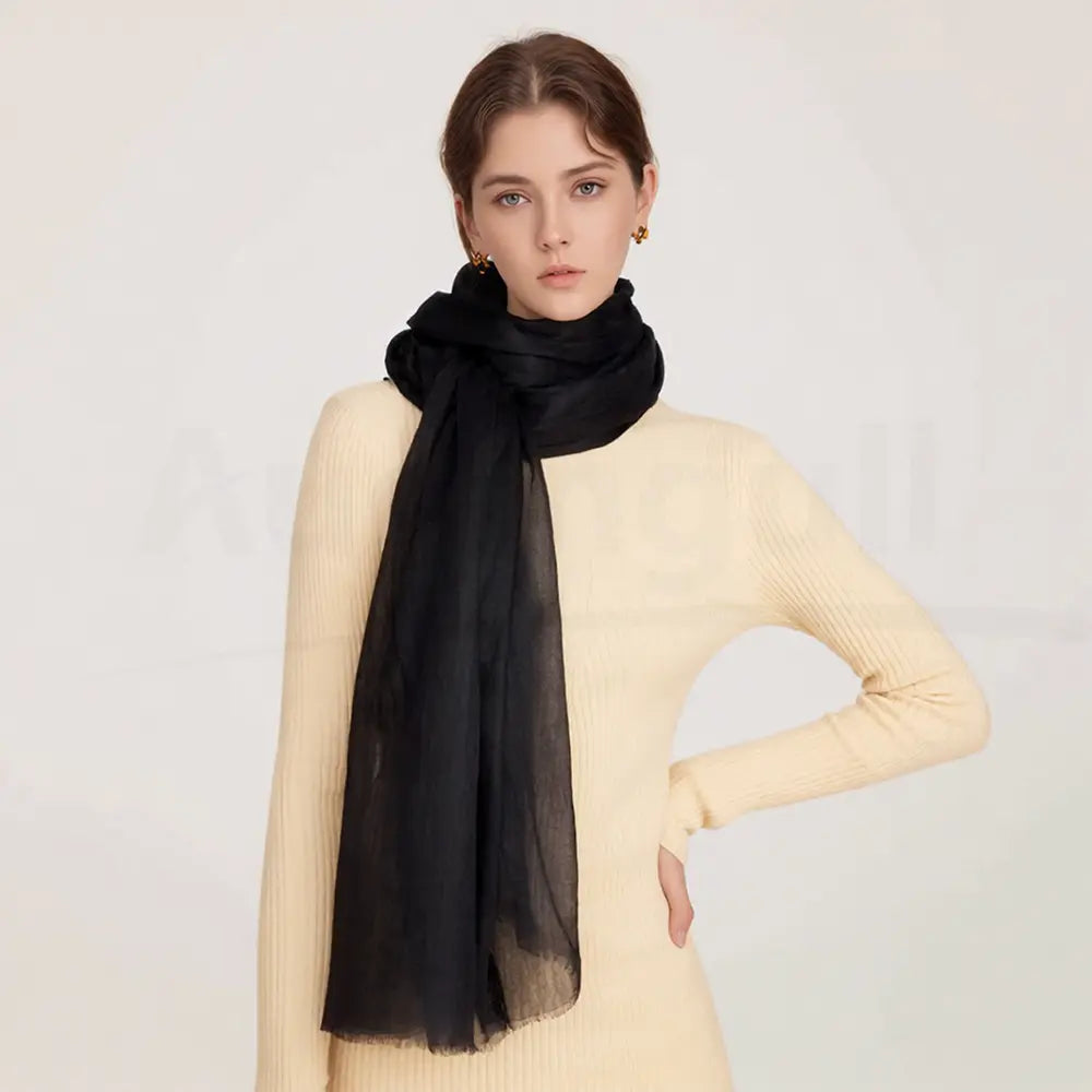Audingull Soft Pure Cashmere Cloudweight Scarf Wrap