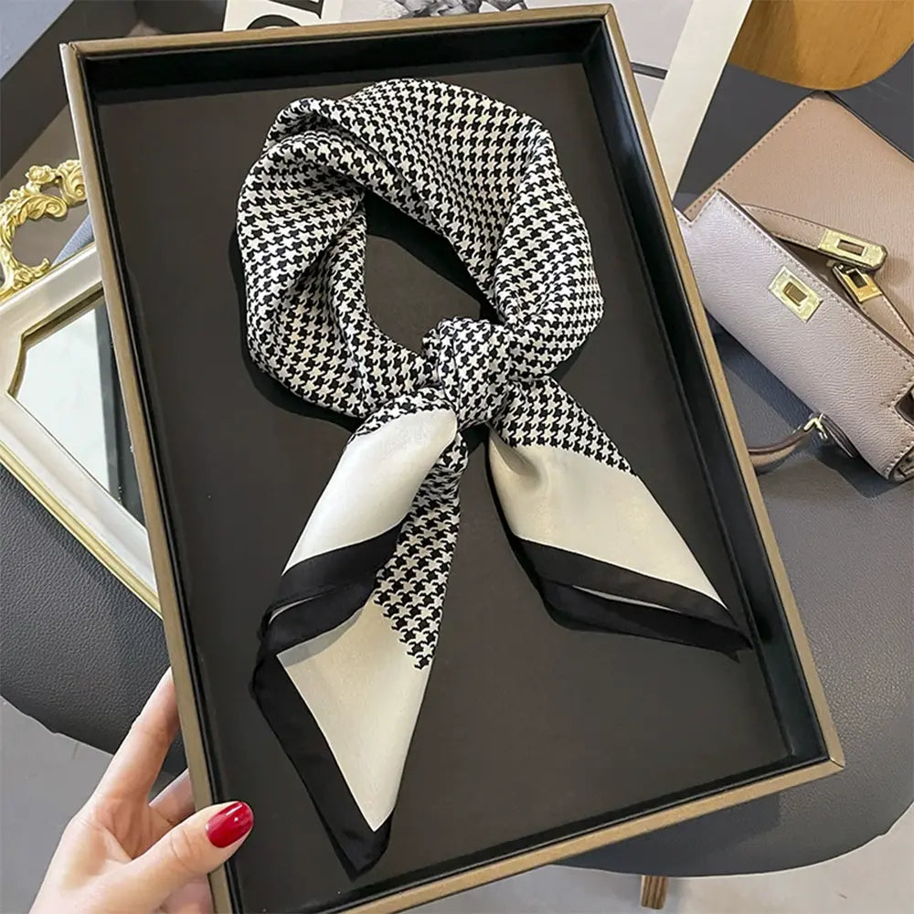 Audingull Elegant 100% Silk Scarf for Everyday Wear