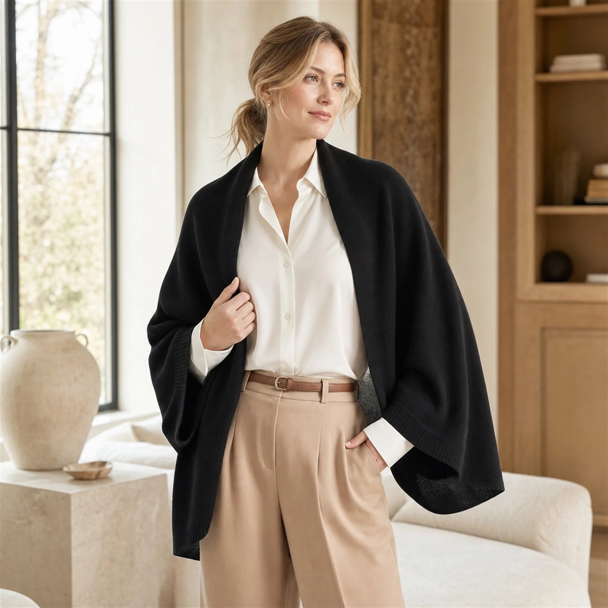 Audingull 100% Cashmere Lightweight Shawl Wrap for Women