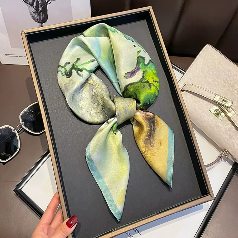 Women's Fashion Audingull 100% Silk Scarf Soft and Smooth