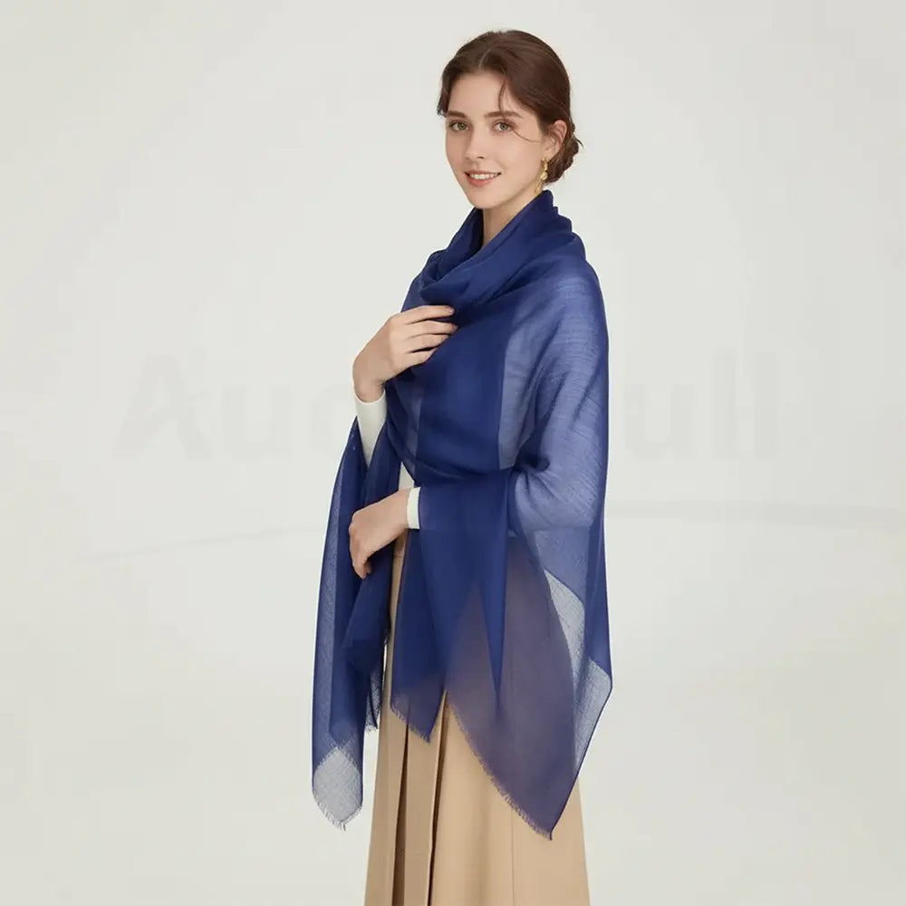 Audingull Soft 100% Cashmere Cloud-Light Scarf Wrap