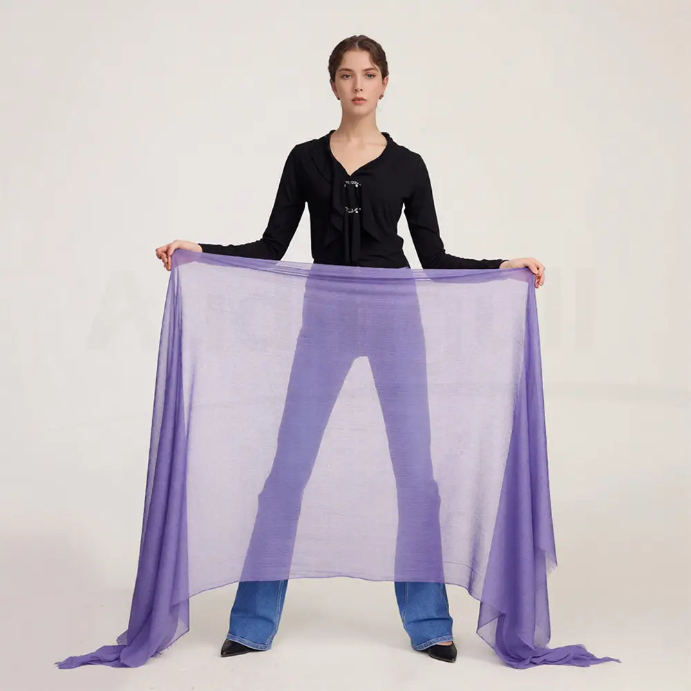 Audingull Soft 100% Cashmere Cloud-Light Scarf Wrap