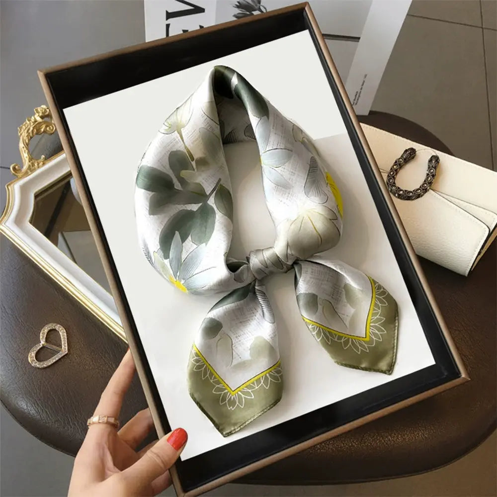 Audingull  Soft and Lightweight 100% Silk Scarf for Women