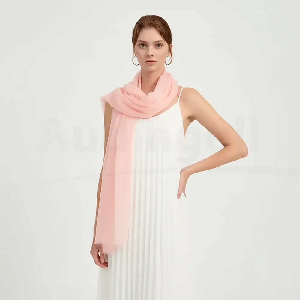 Audingull Soft Pure Cashmere Cloudweight Scarf Wrap