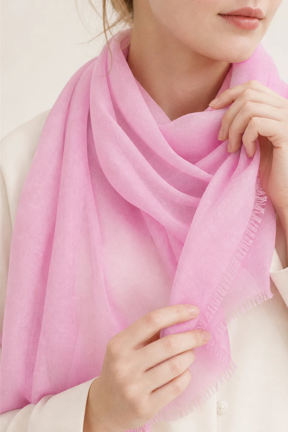 Audingull 100% Cashmere Lightweight Wrap Scarf for Women