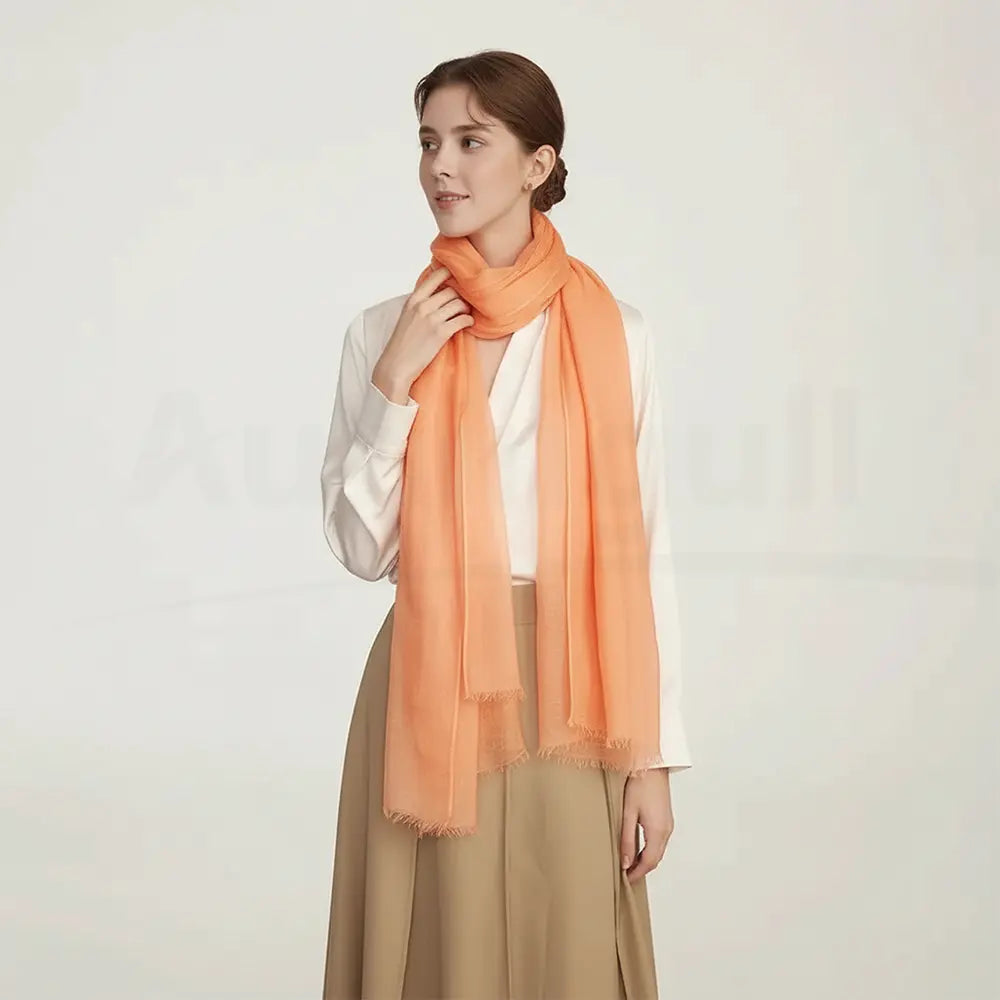 Audingull Soft Pure Cashmere Cloudweight Scarf Wrap