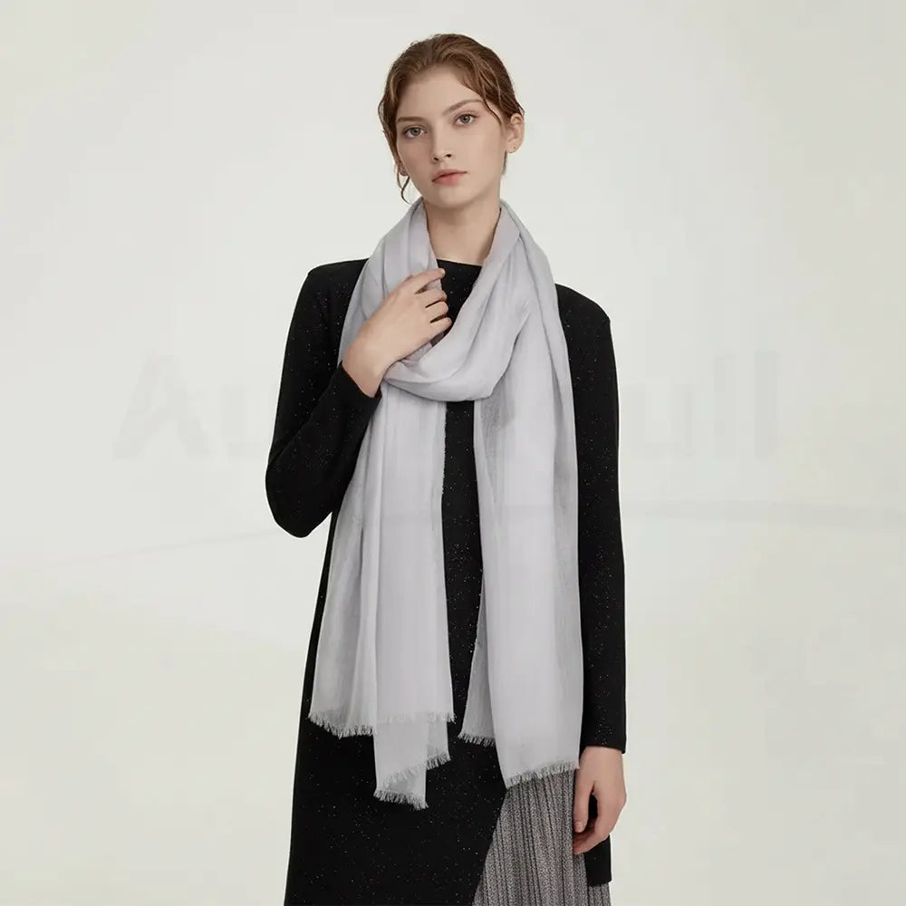 Audingull Soft Pure Cashmere Cloudweight Scarf Wrap