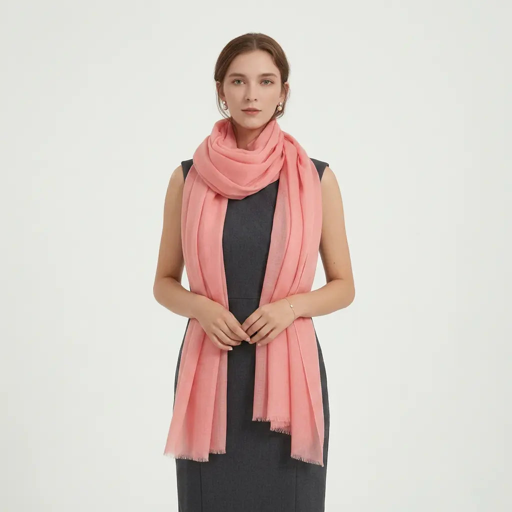 Audingull Soft 100% Cashmere Cloud-Light Scarf Wrap