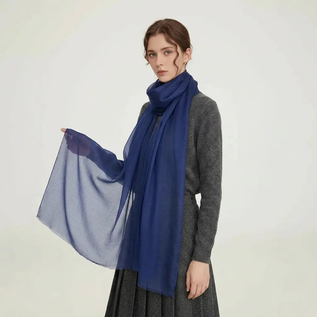 Audingull Soft 100% Cashmere Cloud-Light Scarf Wrap