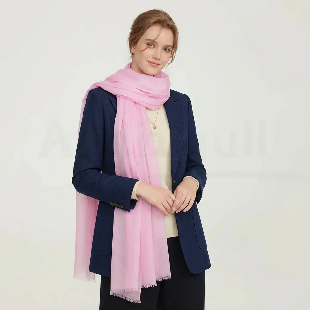 Audingull Soft 100% Cashmere Cloud-Light Scarf Wrap